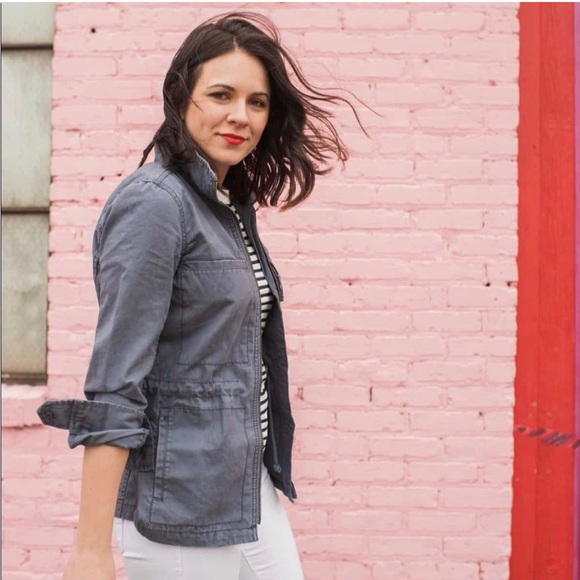 Madewell Fleet Utility Jacket in Gray, Size Small - Picture 3 of 5